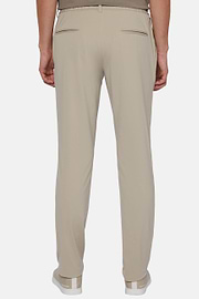 B-Tech Stretch Nylon Trousers, Beige, hi-res